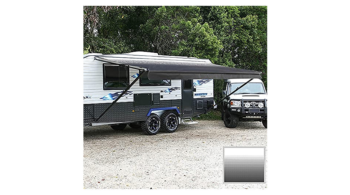 Suncode RV Awning Vinyl Canopy Replacement - Waterproof 14 Feet