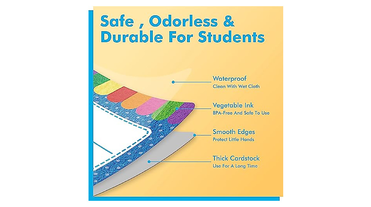 Alphabet Bulletin Board Set - 37 PCS Education Wall Decorations