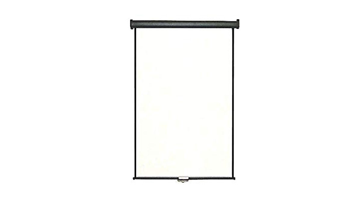 3' X 4' Grey Retractable Backdrop, White Casing