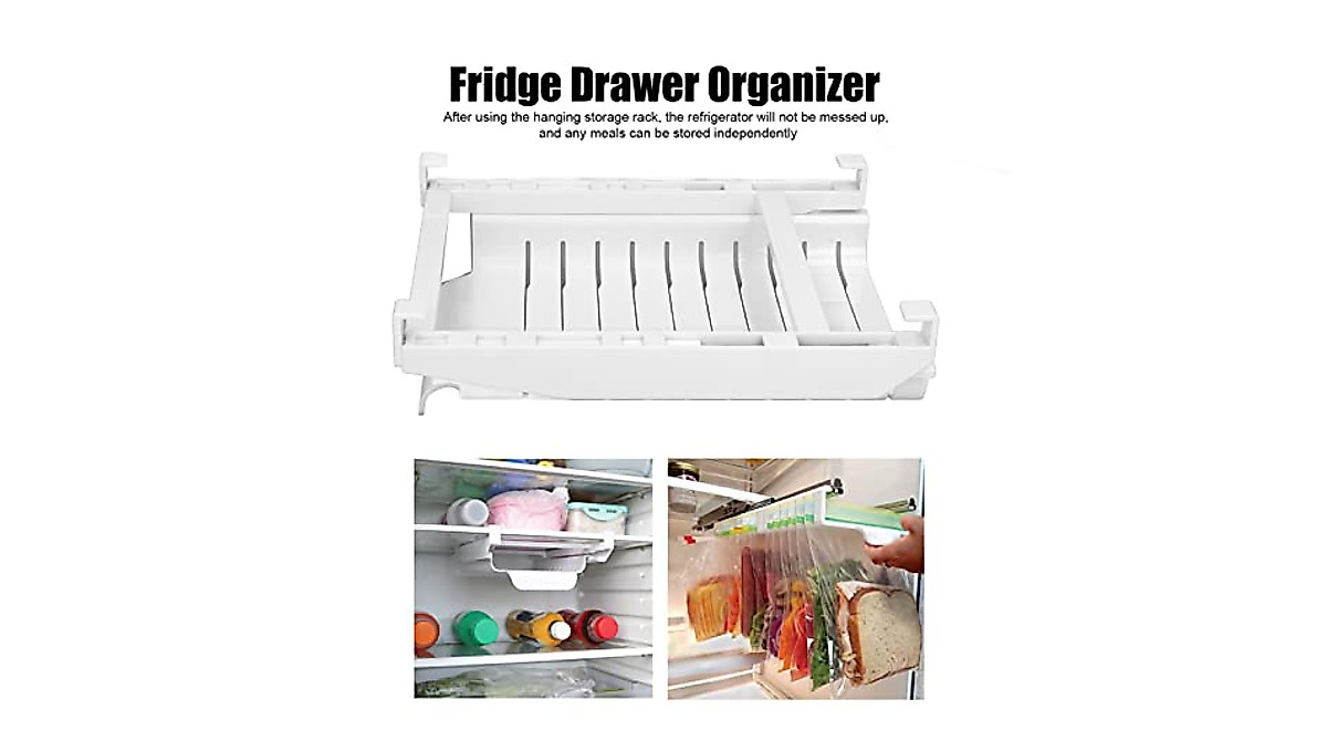 Ziplock Bag Storage Rail Rack: Save Space in Your Fridge