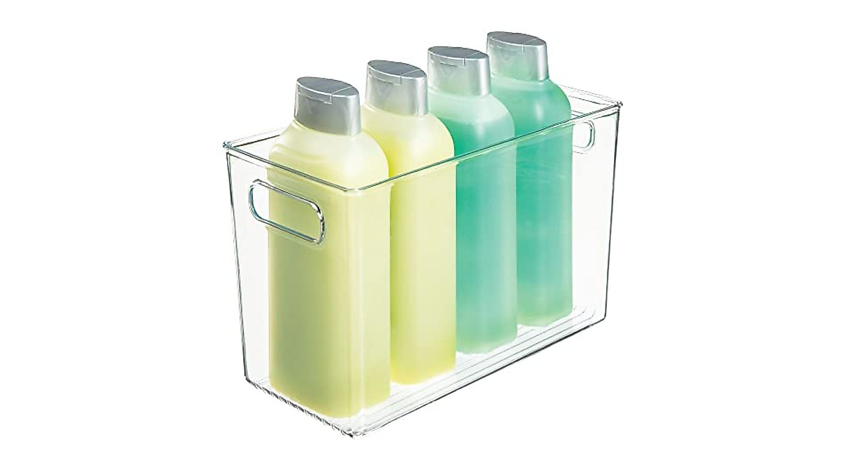 mDesign Modern Stackable Storage Organizer Bin