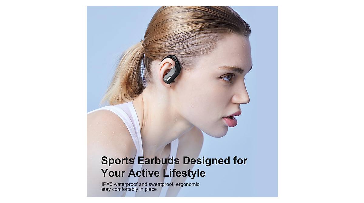 Occiam Wireless Earbuds Bluetooth Headphones with 48H Play & Waterproof