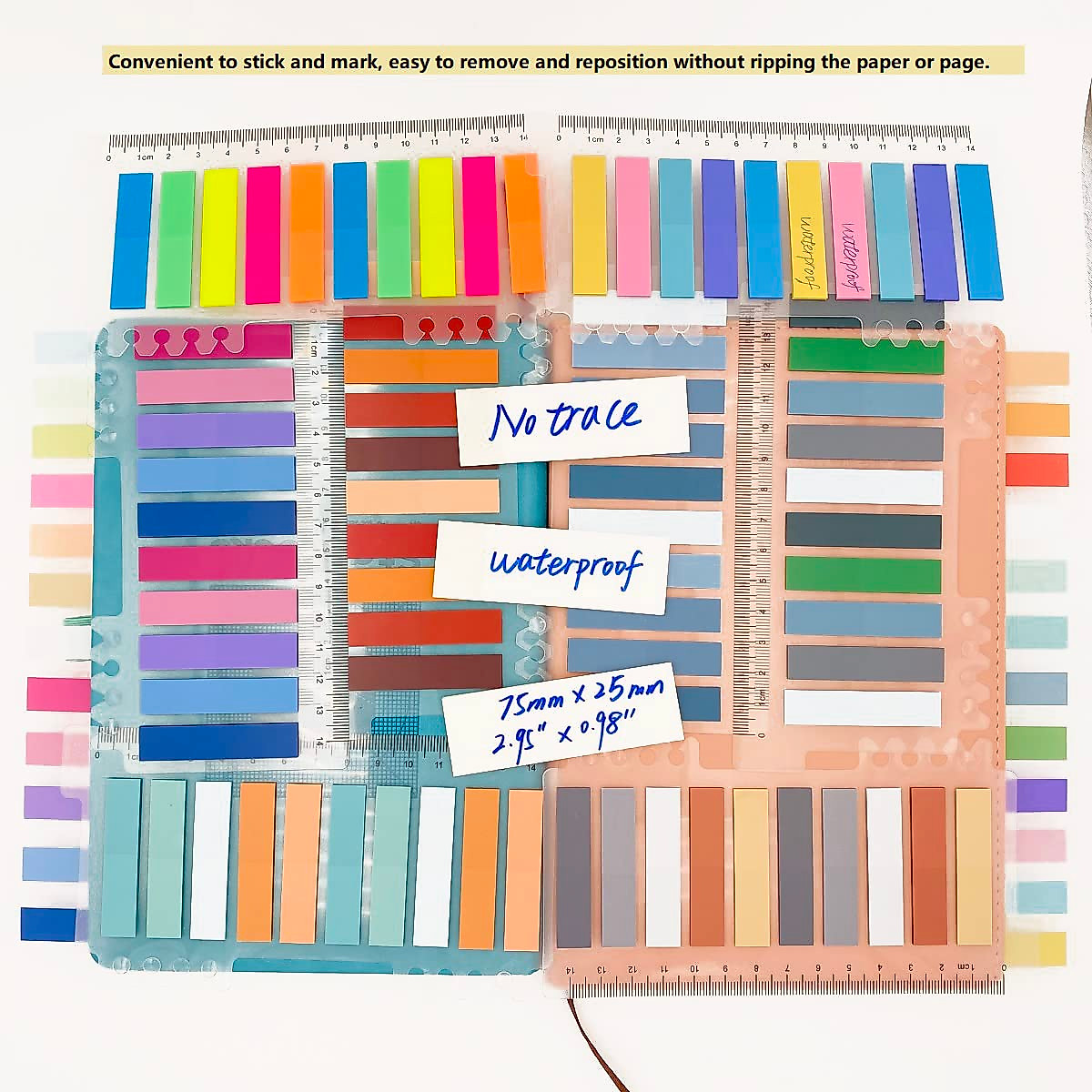 1750 Pcs Sticky Tabs Set for Organizing & Highlighting