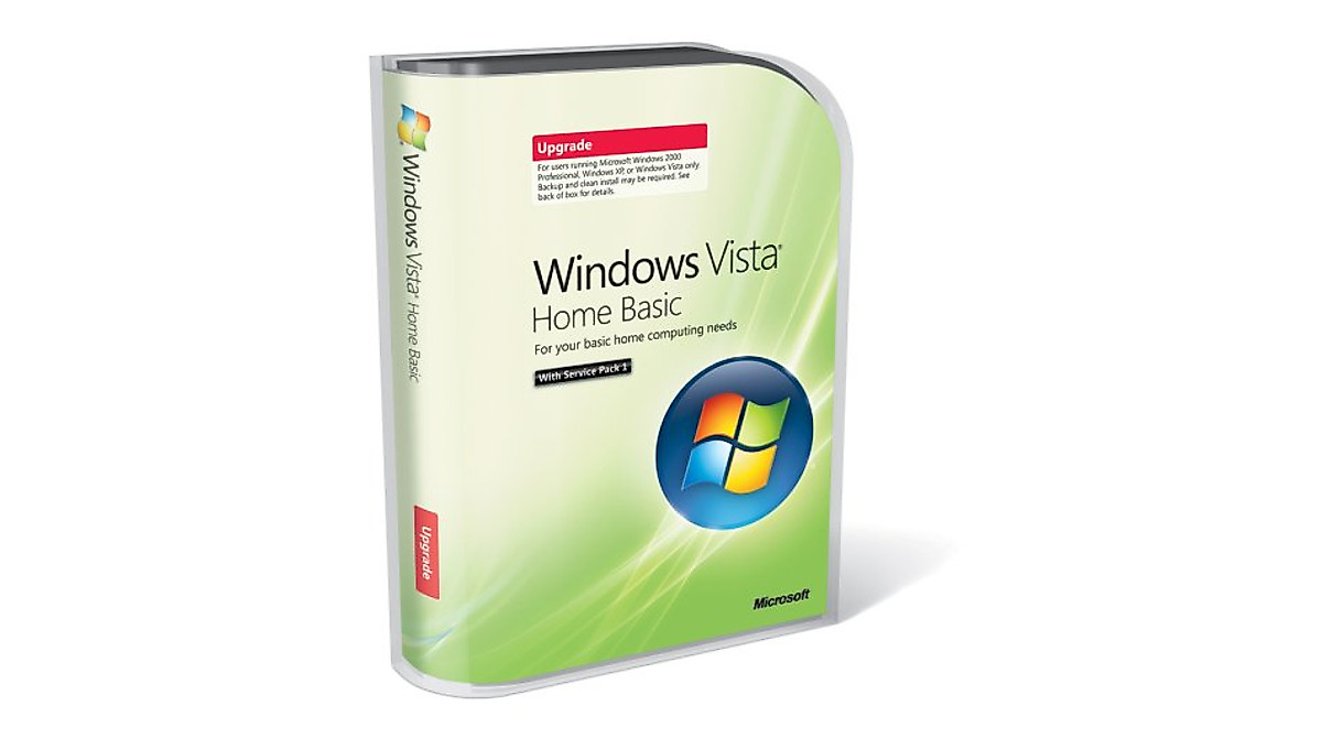 Upgrade to Windows Vista Home Basic with SP1 Today