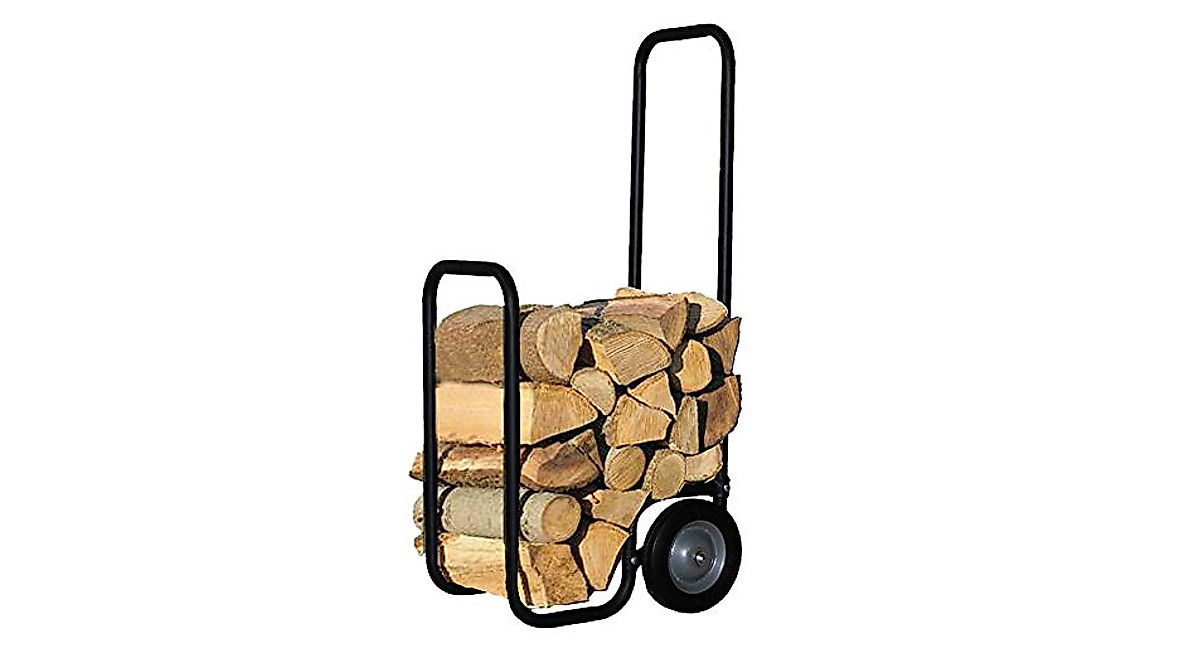 Heavy Duty Firewood Log Cart - Portable & Versatile
