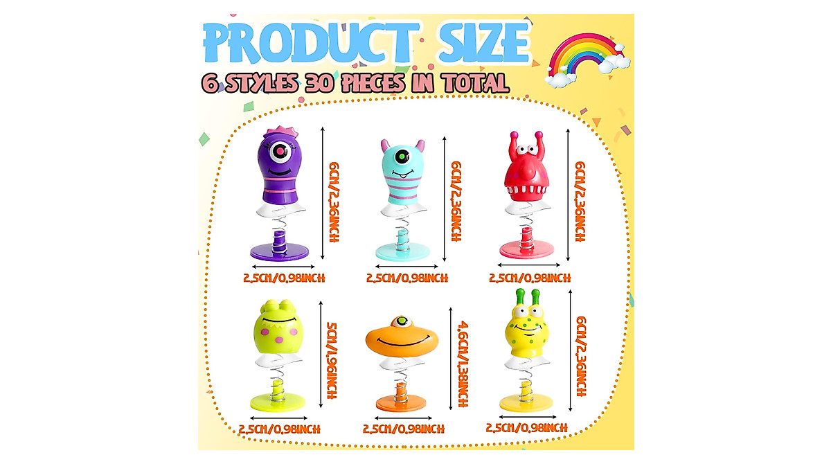 Eerrhhaq Spring Launchers Kids Toys | Fun Jumping Popper Toys for Kids