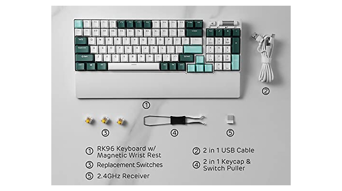 RK Royal Kludge RK96 RGB Wireless Mechanical Keyboard
