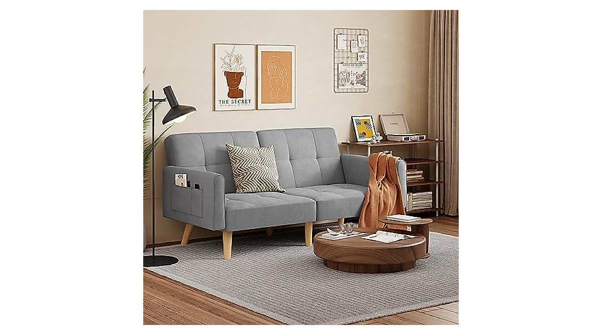 Gizoon 70.9" Sleeper Sofa Chair Bed - Modern Sectional Couch