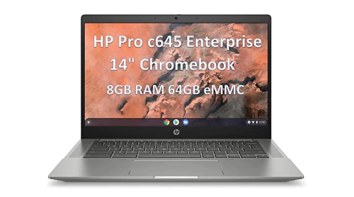 HP Pro C645 Chromebook Enterprise with AMD Dual-Core | 8GB RAM, 64GB SSD