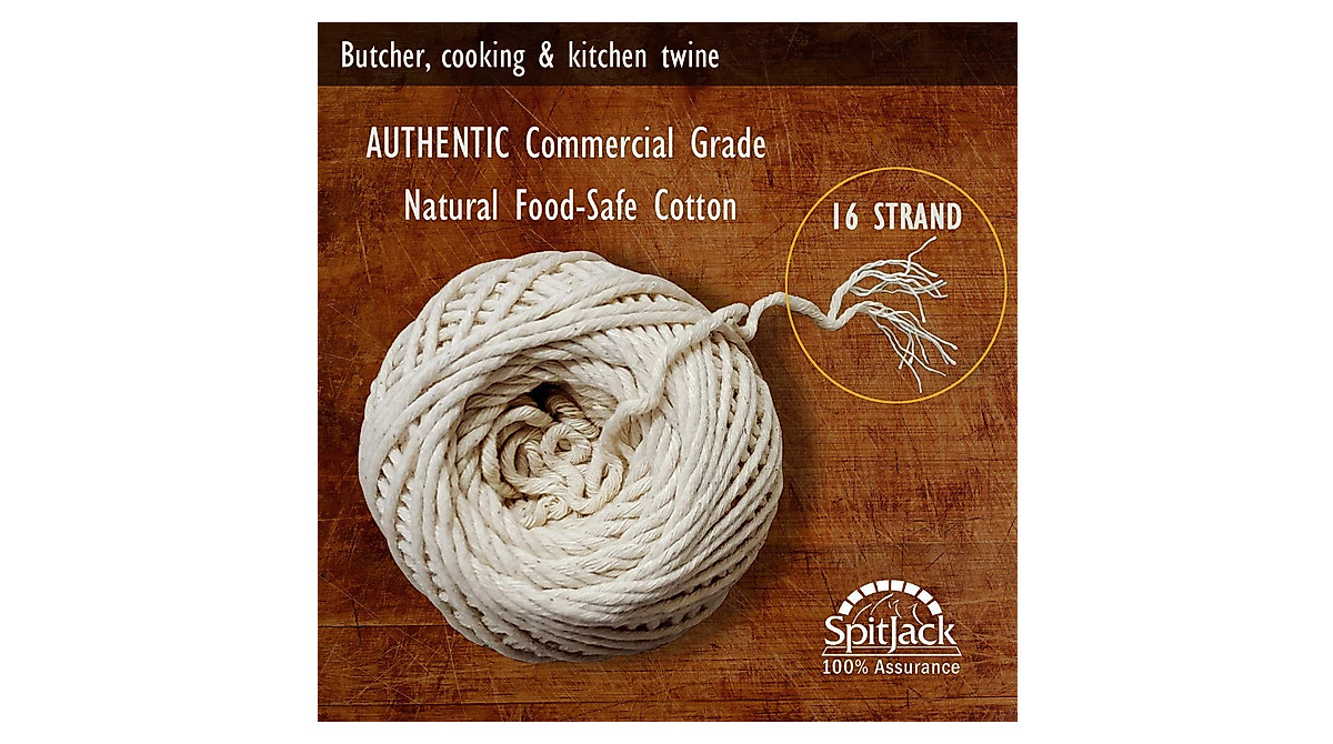 SpitJack Butcher's Cooking and Kitchen Twine. Food Grade White String ...