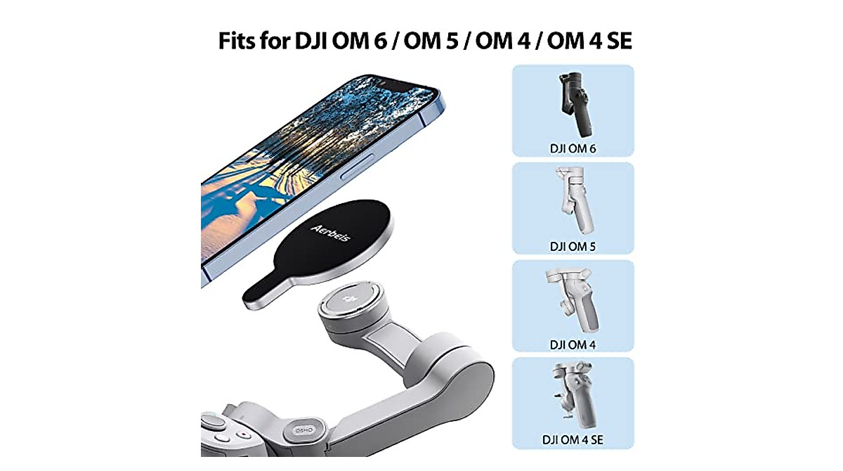 Supporto Cellulare Gimbal Supporto Magnetico DJI Osmo - Adattatore Per OM6/ OM5/OM4 Stabilizzatore Supporto Magnetico Novelgoal - 7