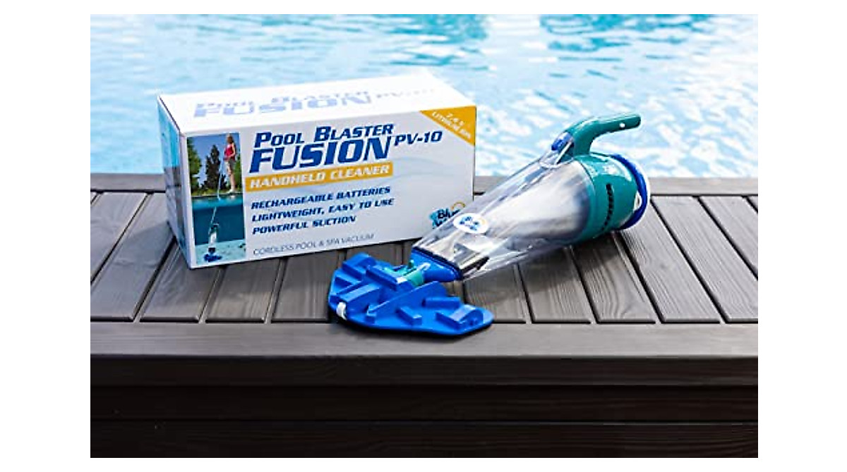 Pool Blaster Fusion PV-10 Handheld Pool Cleaner - Cordless & Rechargeable