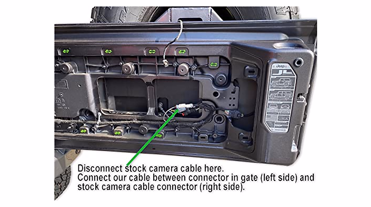 OFF ROAD IN MIND JL Backup Camera Extension Cable for Jeep Wrangler ...