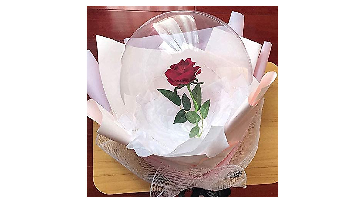 Clear Balloons for Stuffing - 15 Pack Wide Neck Fillable Balloons
