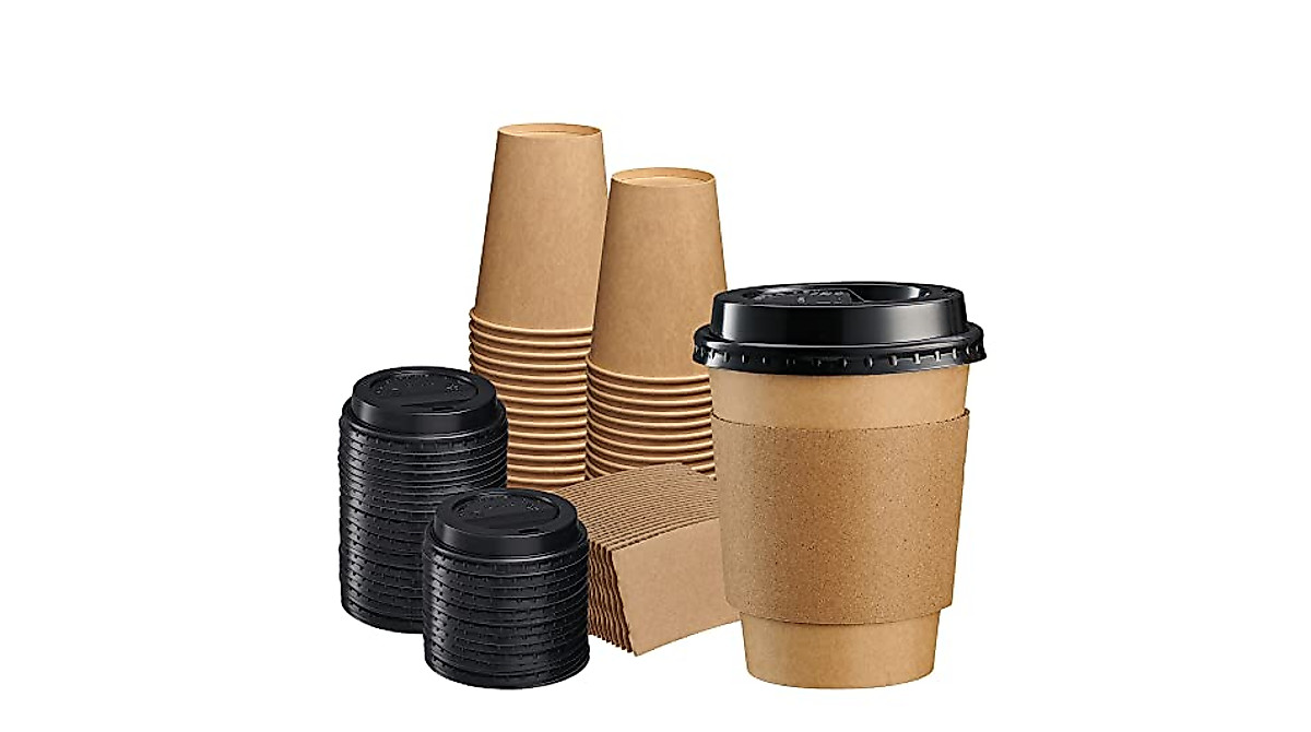 Comfy Package: 50 Sets of 12 oz. Eco-Friendly Coffee Cups