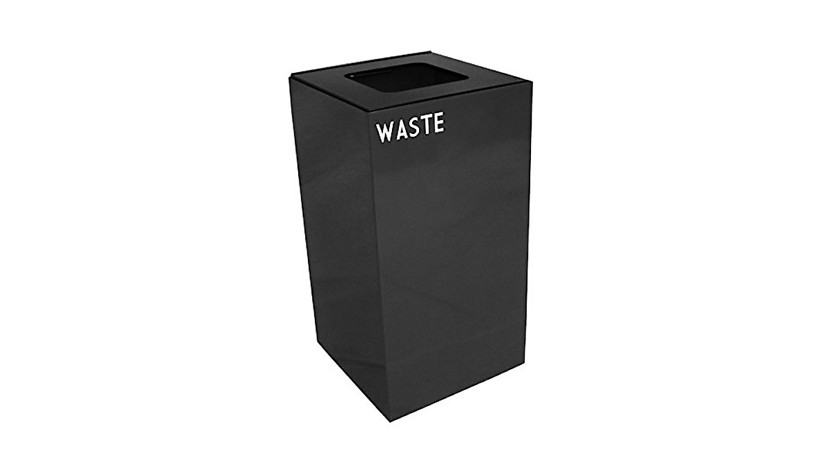 Witt 28-Gallon Steel Geo Cube Recycling Bin for Indoor Use