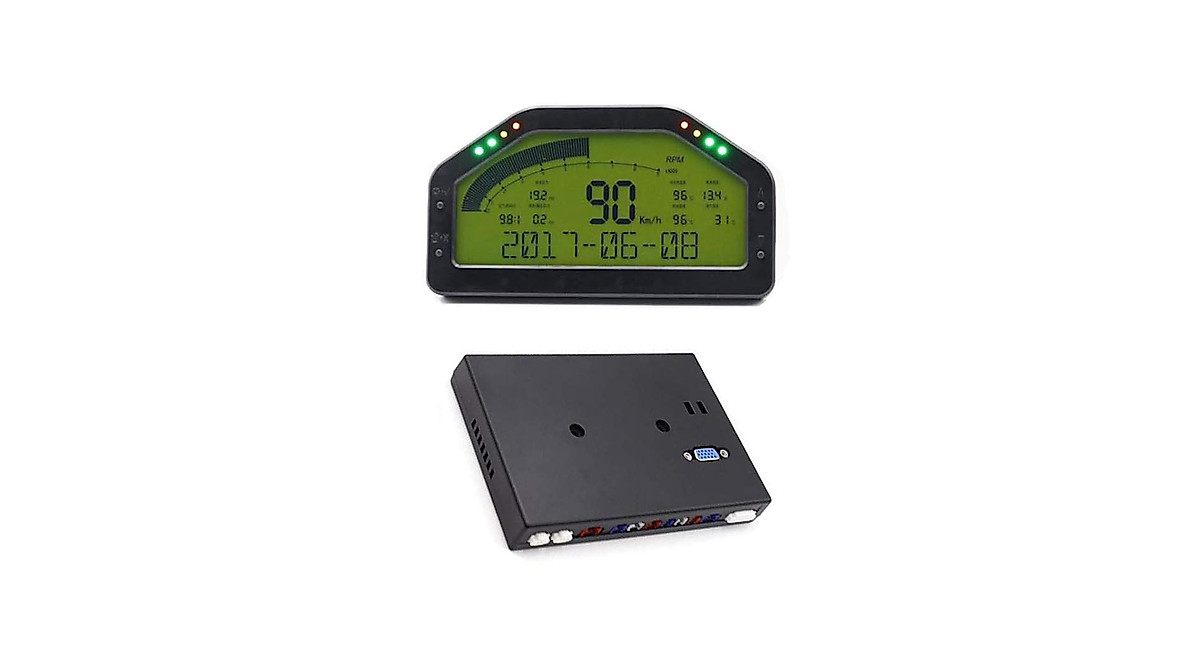 DEJUN Car Race Dash Dashboard - Multifunctional Car Gauge Meter Kit