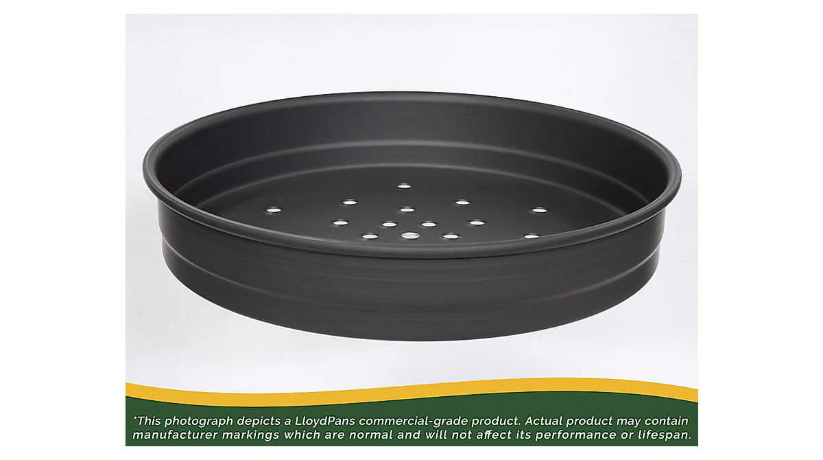 LloydPans Perforiertes Pizzablech – 40,6 Cm (16 Zoll), Aus Aluminium, Antihaft-beschichtet, Für Knusprige Pizza