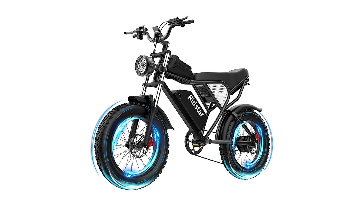 Ridstar 1000W Electric Motorcycle: Thrilling 30MPH Ride