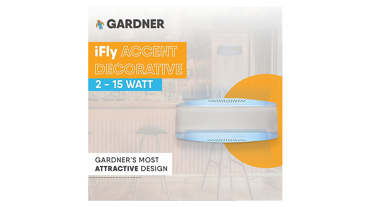 Gardner iFly Accent Fly Trap - Discreet & Stylish Indoor Pest Control