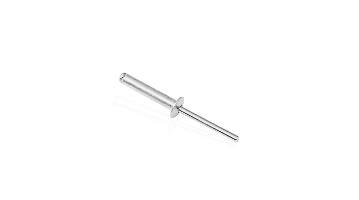 100pcs Aluminum Blind Rivets - Silver 6.4x19mm for Indoor & Outdoor Use