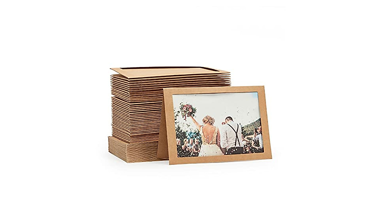 48 Pack Kraft Paper Photo Insert Cards - Share Memories