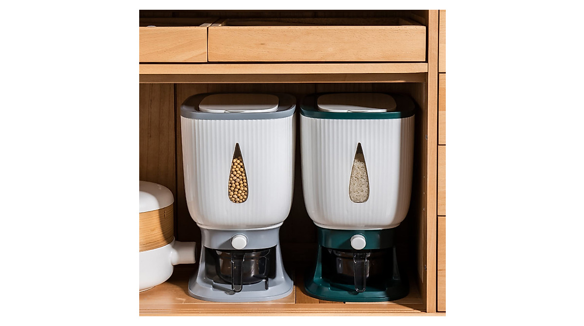 Mairuker 20 Lbs Rice Dispenser - Easy & Convenient Storage