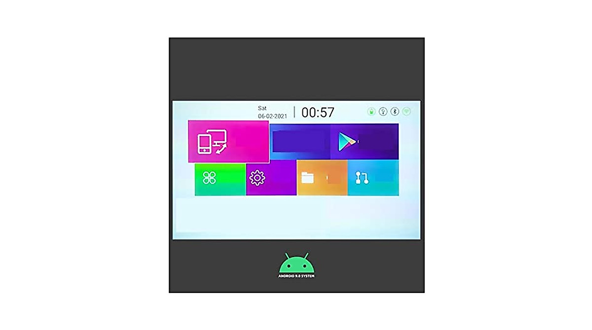 4K Android WiFi Bluetooth Projector for Home & Outdoor Cinema