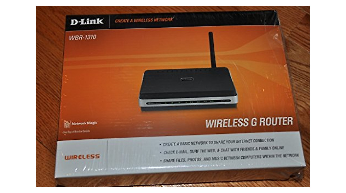 D-Link WBR-1310 Wireless G Router - Easy Setup & Safe Home