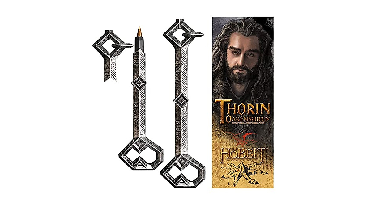 The Hobbit Thorin Oaken shield Key Pen & 3D Bookmark Collectible