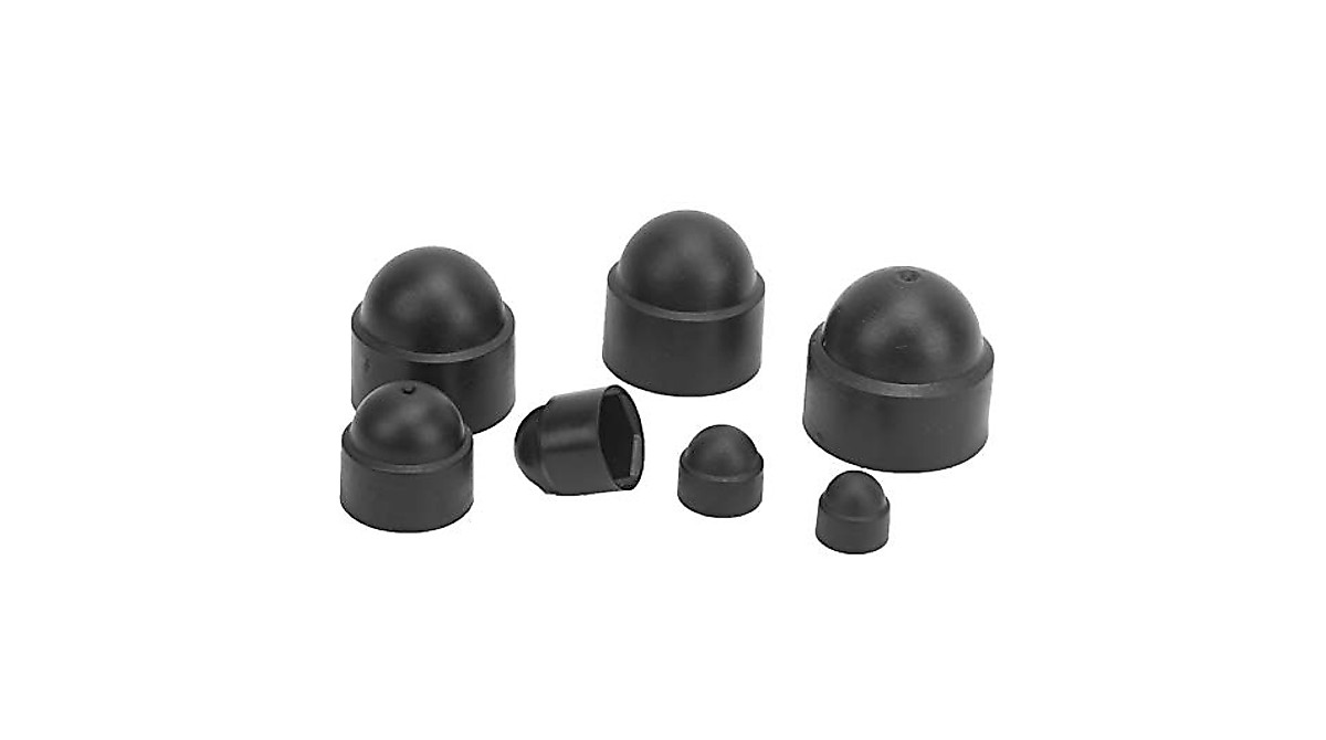 145Pcs Acorn Cap Nuts M4-M10 Durable Rubber Fastener Set