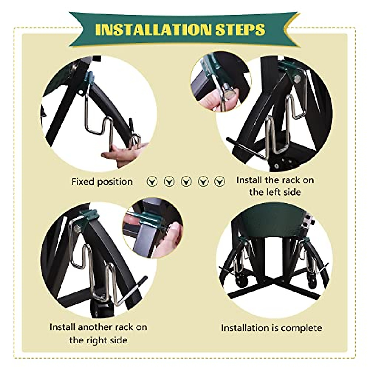 KAMaster Grill Nest Rack for Large Big Green Egg intEGGrated Nest ...