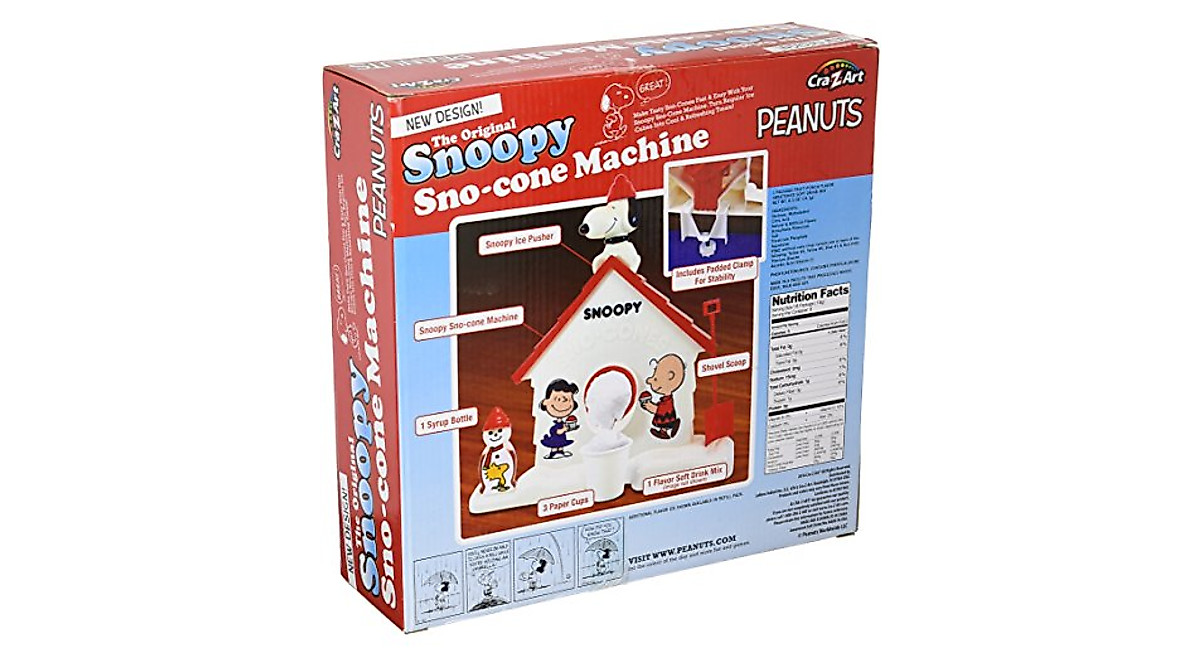 Snoopy Snow Cone Machine - Make Delicious Treats