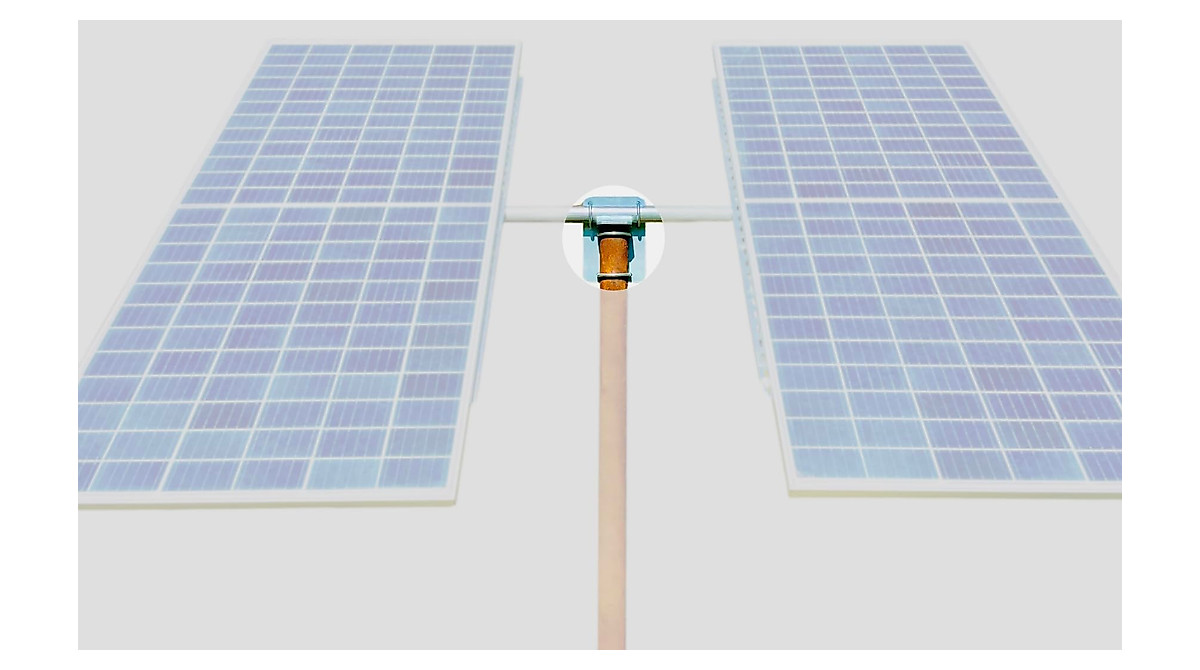 Universal Solar Panel Mount for 2-3 Large Panels | PT Squared