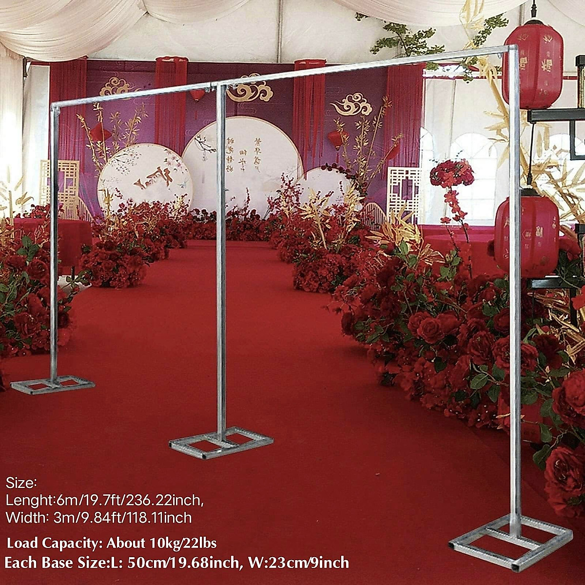 10ftx20ft Portable Backdrop Stand for Events