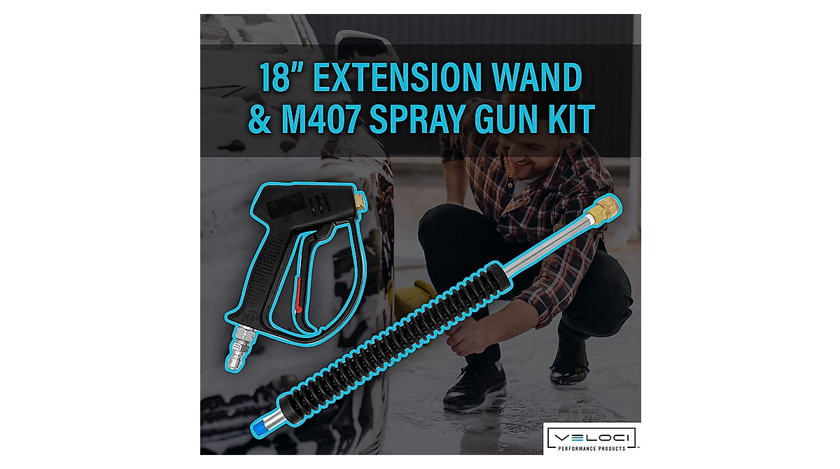 MTM Hydro M407 Trigger Gun & Wand for Pressure Washers - Professional Use