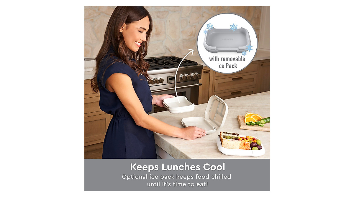 Bentgo Kids Chill Leak-Proof Lunch Box with Ice Pack - 4 Compartments