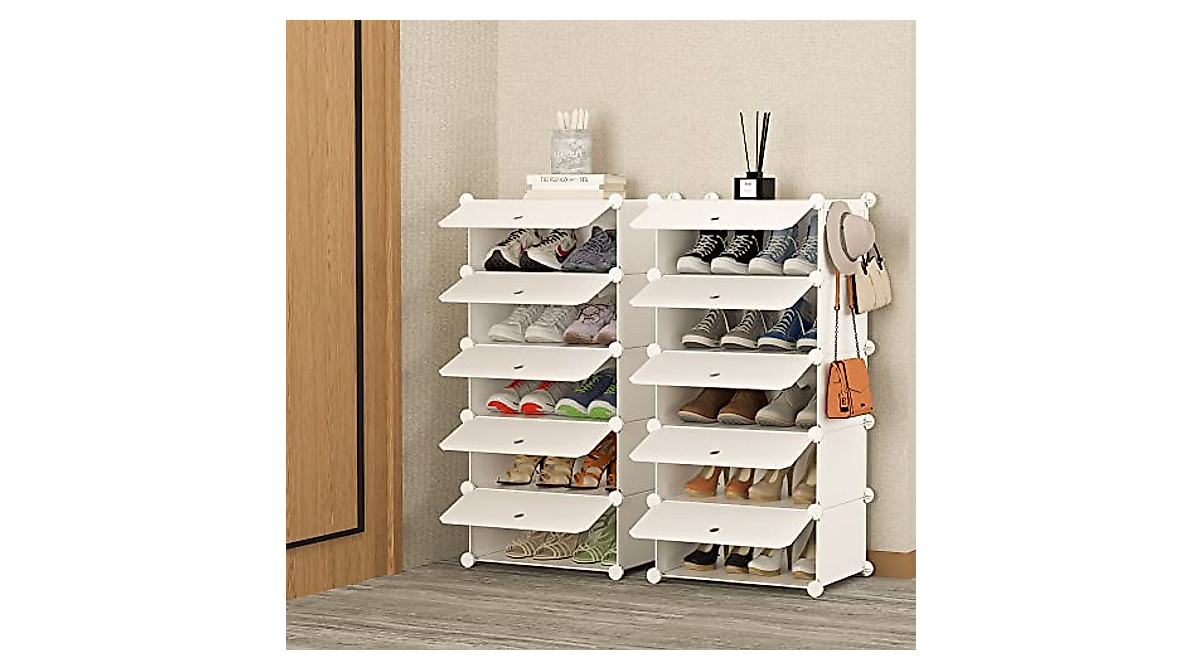 HOMIDEC 10-Tier Shoe Rack - Space-Saving Organizer