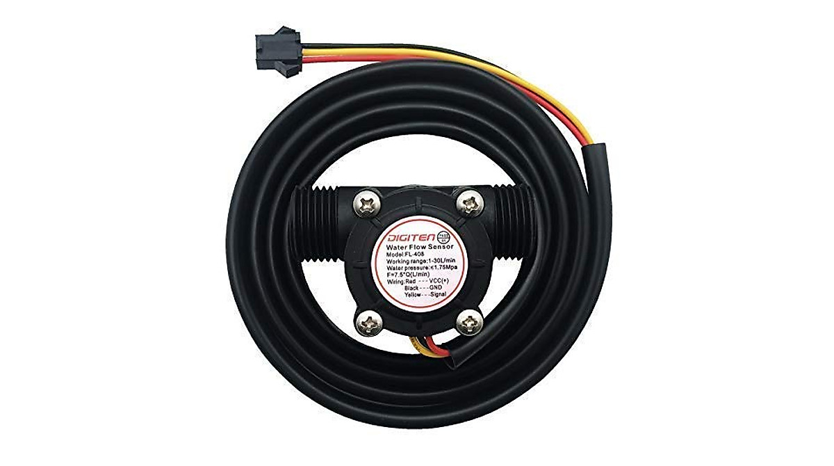 DIGITEN G1/2" Food-Grade Water Flow Sensor | Arduino & RO Compatible