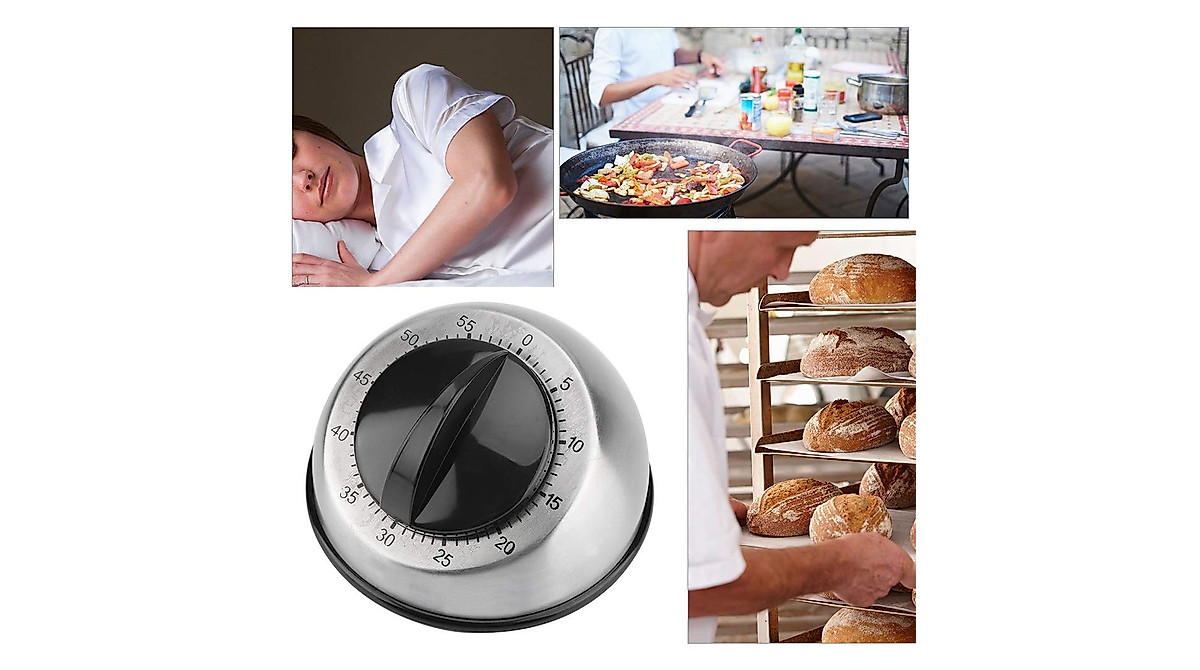Wallfire 60-Minute Kitchen Timer - Loud & Reliable Timer