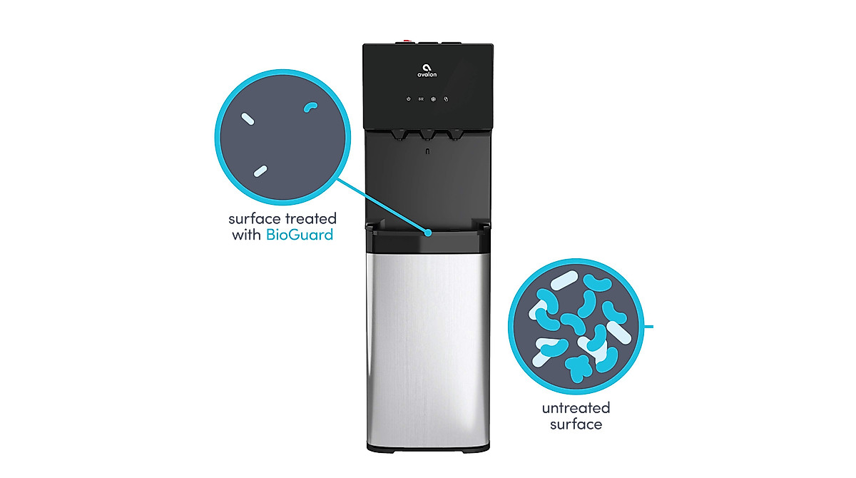 Avalon Bottom Loading Water Cooler - 3 Temperatures & Safety Features