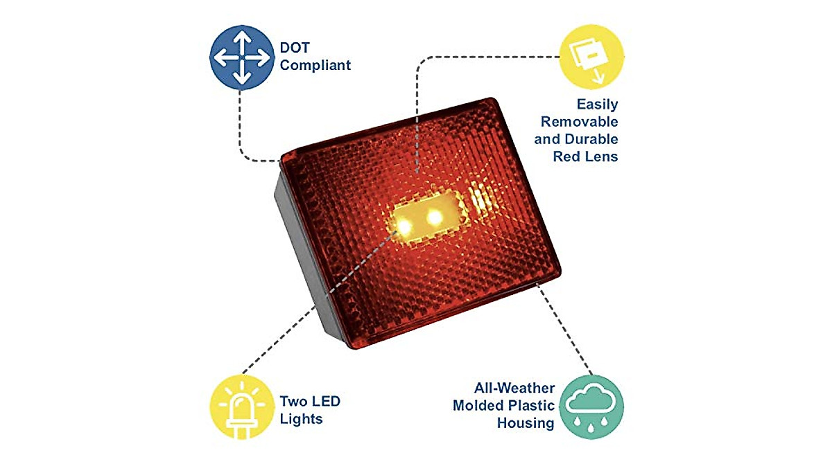 Lumitronics RV LED Marker Light - Bright, Durable & DOT Compliant