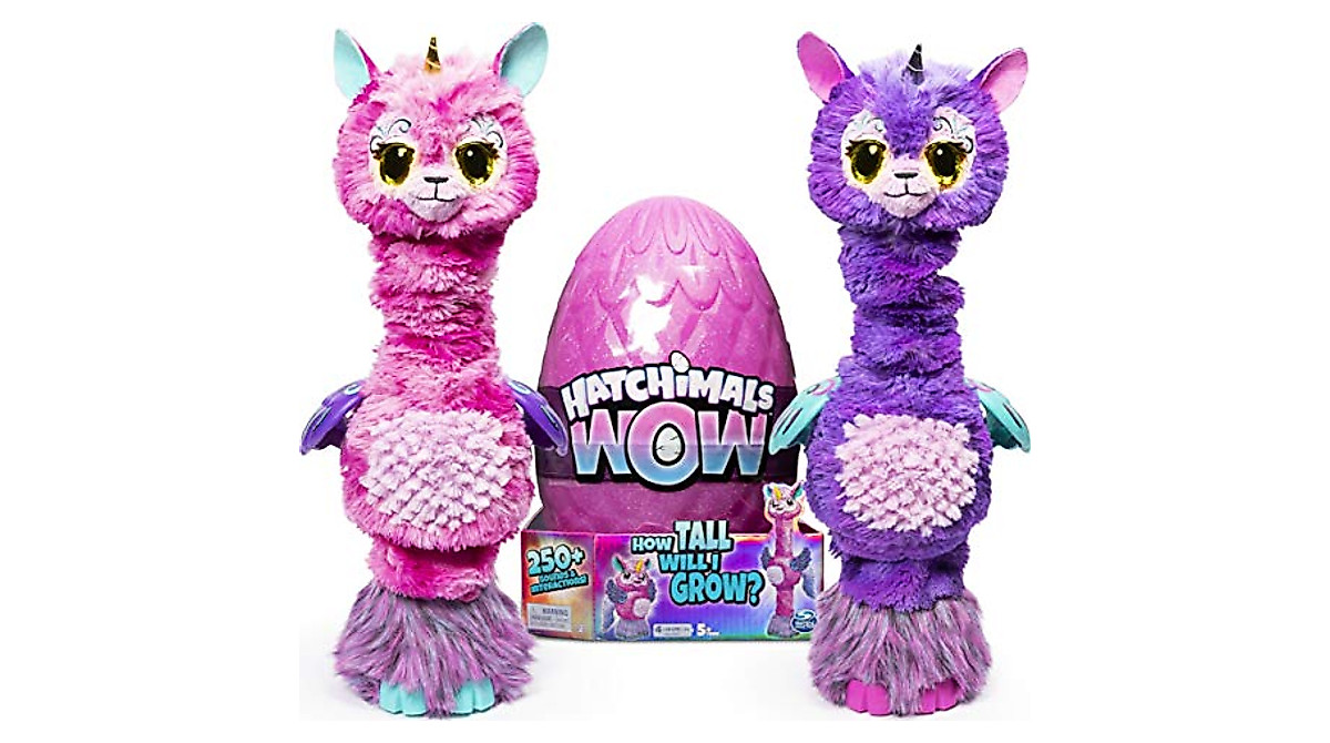 Hatchimals WOW Llalacorn 32-Inch Interactive Hatchimal for Kids