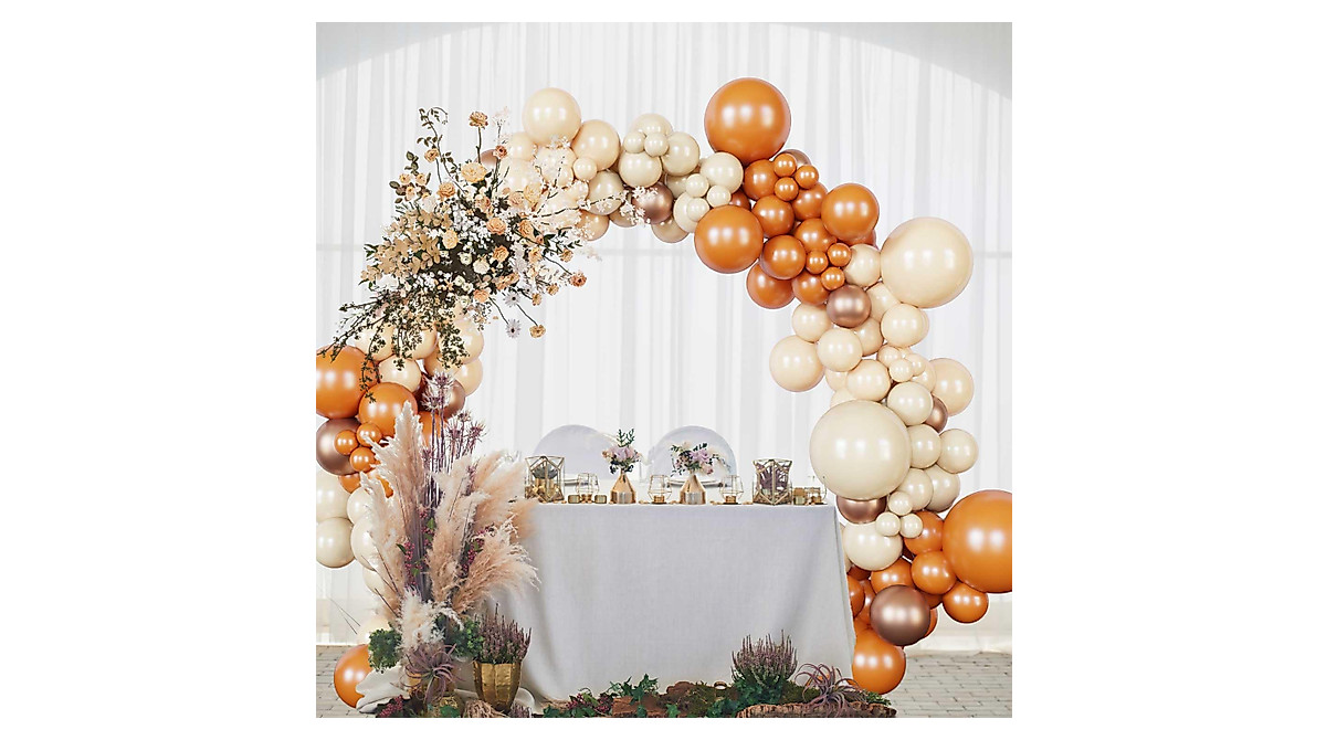 Boho Balloon Garland Kit - Fall & Rustic Balloon Arch Decorations