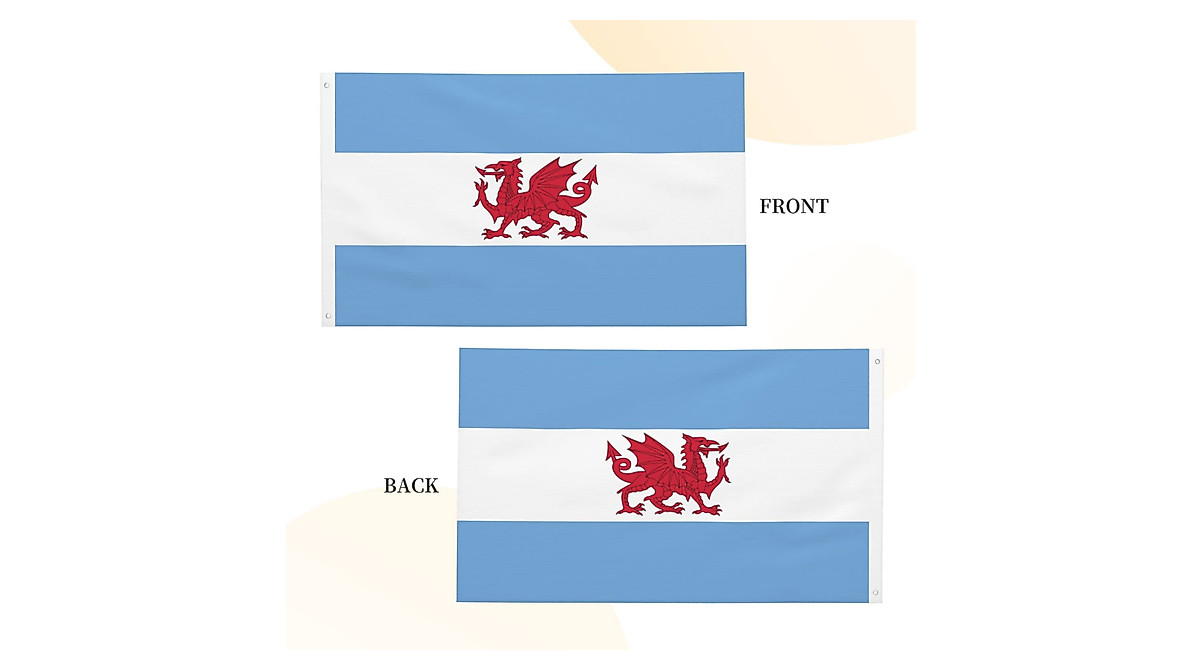 Welsh Colony Patagonia Flag 3x5 ft Outdoor Banner - Vibrant & Durable