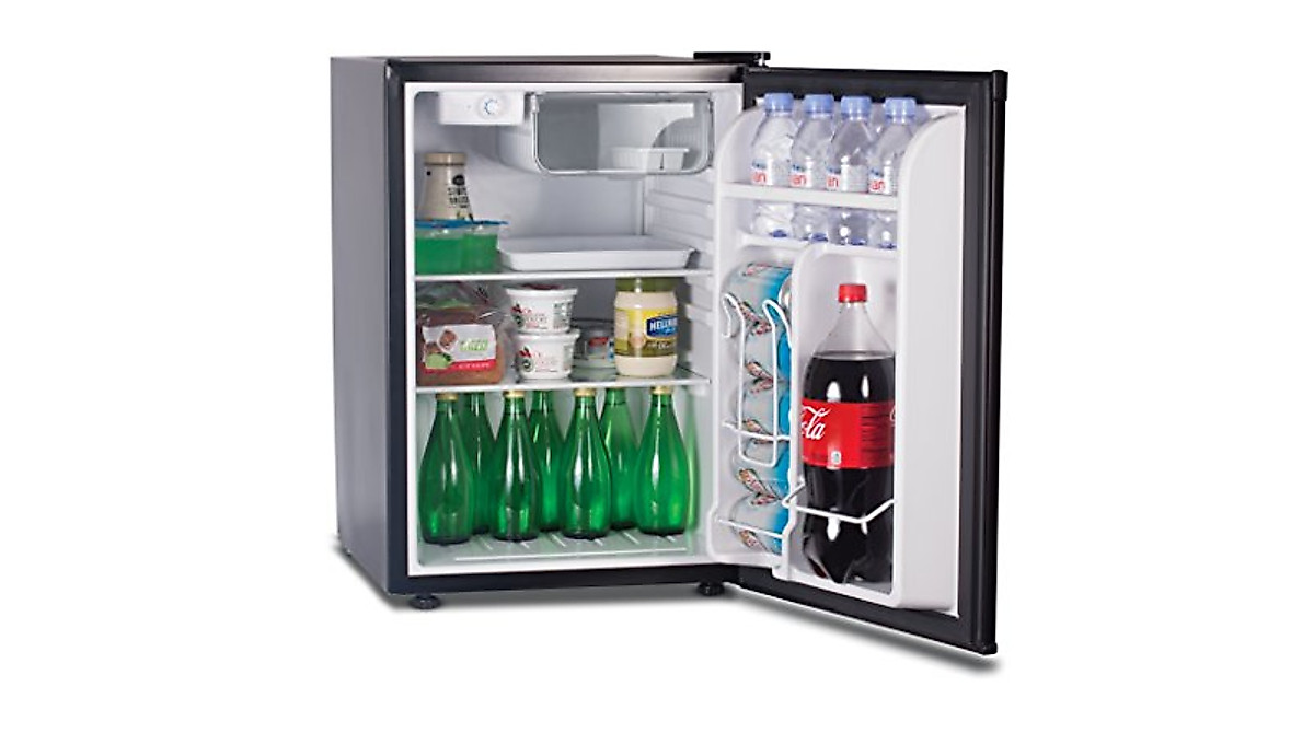 Compact Mini Fridge 2.6 Cu. Ft. Black | Space-Saving Cooling Solution
