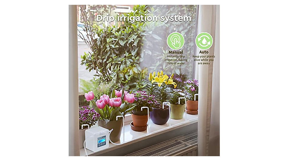 Automatic Drip Irrigation Kit for Indoor Plants | Moistenland