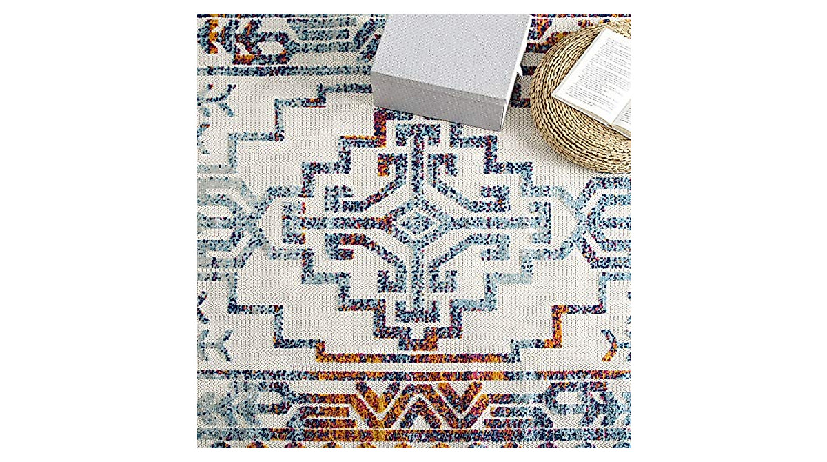 Modway Reflect Aztec Indoor/Outdoor Rug | Durable & Stylish