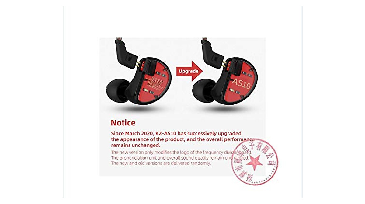 KZ AS10 In-Ear Monitors: High-Res Sound with Detachable Cable