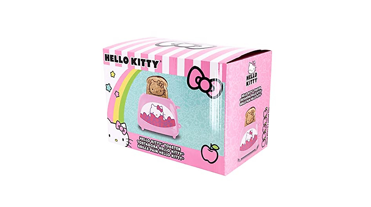 Hello Kitty Two-Slice Toaster for Cute, Oven-Fresh Toast